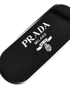 Prada Black Stainless Steel Hair Clip