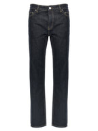 TOTEME Blue Cotton Tapered Jeans