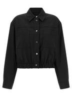 Max Mara Black Wool Full-Length Jacket
