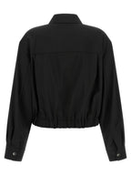 Max Mara Black Wool Full-Length Jacket