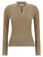 Max Mara Beige Silk Cardigan