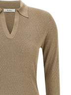 Max Mara Beige Silk Cardigan