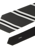 Saint Laurent Bicolor Silk Tie