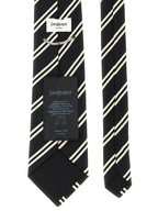 Saint Laurent Black Silk Tie