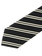Saint Laurent Black Silk Tie