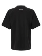 Balenciaga Black Cotton T-Shirt