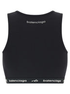 Balenciaga Black Polyamide Sport Bra
