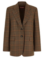 Max Mara Brown Wool Blazer