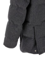 Brunello Cucinelli Gray Wool Parka