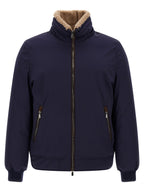 Brunello Cucinelli Blue Polyamide Full-Length Jacket