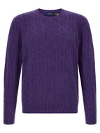 Polo Ralph Lauren Purple Wool Cardigan