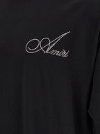 Amiri Black Cotton T-Shirt