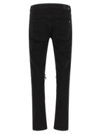 Amiri Black Cotton Slim Fit Jeans