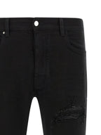 Amiri Black Cotton Slim Fit Jeans