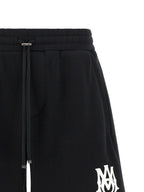 Amiri Black Cotton Bermuda Shorts