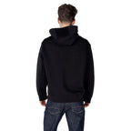 Armani Exchange Black Cotton Hoodie