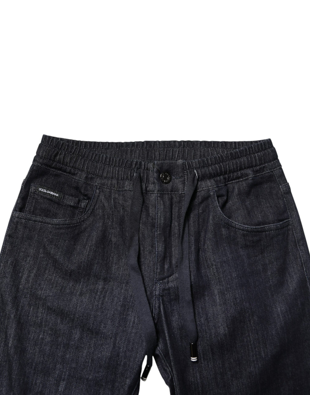Dolce & Gabbana Black Cotton Stretch Skinny Denim Men Jeans