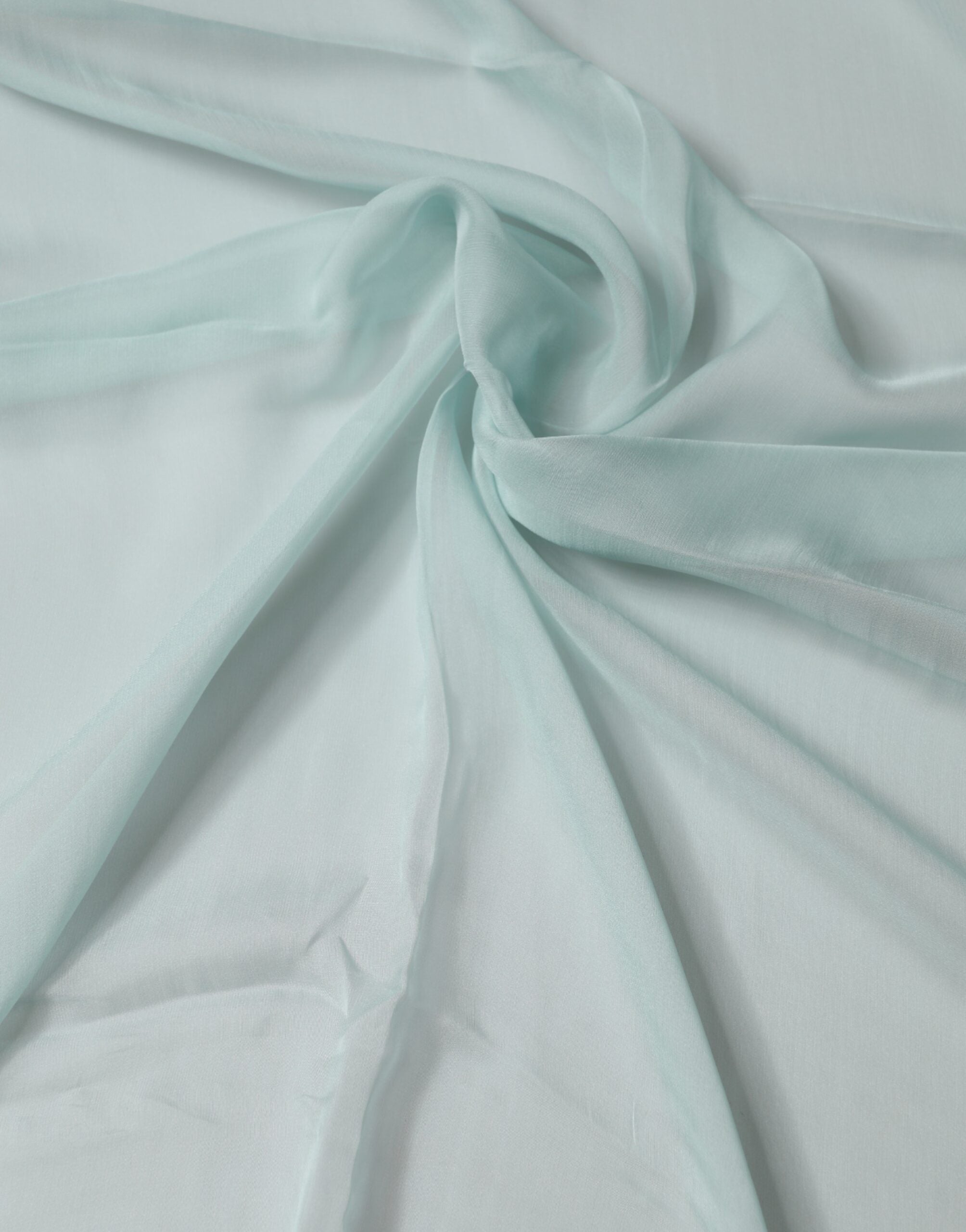 Dolce & Gabbana Light Teal Silk Stole Neck Wrap Shawl  Scarf